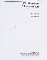 C++ Primer for C Programmers