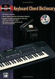 Basix Keyboard Chord Dictionary: Book & Online Audio