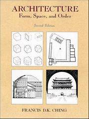 cover of Architecture: Form, Space, and Order