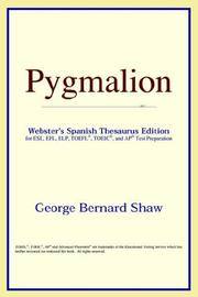 image of Pygmalion (Webster's Spanish Thesaurus Edition)