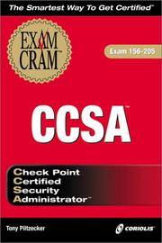 CCSA Exam Cram (Exam: CP2000) by Tony Piltzecker; Les Stoval - Paperback - 2001-10-23 - from Ergodebooks (SKU: SONG157610916X)