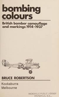 Bombing Colours - British Bomber Camouflage and Markings 1914 - 1937