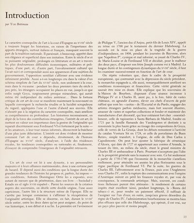 L'Art Europeen a la Cour d'Espagne au XVIII Siecle