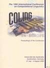 ACL PROCEEDINGS: COLING