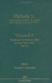 Vertebrae Phototransduction and the Visual Cycle, Part B (Volume 316) (Methods in Enzymology...