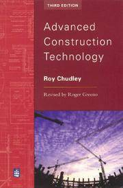 Advanced Construction Technology by Chudley, Mr R. & Greeno, Mr R. & Bassett), Mr (Colin