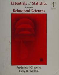 Essentials of Statistics for the Behavioral Sciences