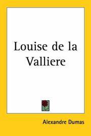 cover of Louise de la Valliere