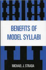 BENEFITS OF MODEL SYLLABI