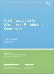 An Introduction to Structured Population Dynamics (CBMS-NSF Regional Conference Series in Applied Mathematics, Series Number 71)