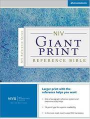 NIV Giant Print Reference Bible