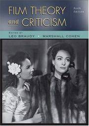 Film Theory and Criticism: Introductory Readings