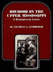 image of Boyhood on the Upper Mississippi: A Reminiscent Letter