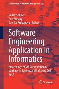 Software Engineering Application in Informatics: Proceedings of 5th Computational Methods in...