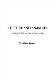 image of Culture and Anarchy (An Essay in Political and Social Criticism)