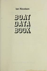 Boat Data Book by Ian Nicolson