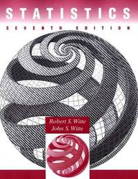 Statistics (ISBN: 9780471430179)