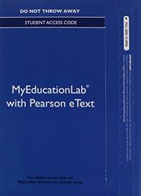 NEW MyEducationLab with Video-Enhanced Pearson eText -- Standalone Access Card -- for All...