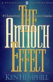 cover of The Antioch Effect: 8 Characteristics of Highly Effective Churches