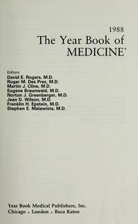 Year Book of Medicine, 1988