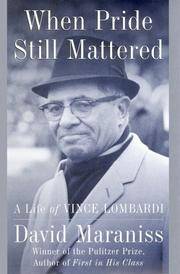 cover of When Pride Still Mattered: A Life of Vince Lombardi
