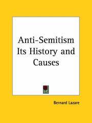 Antisemitism Its History and Causes