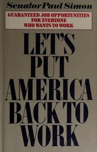 image of Let's Put America Back to Work