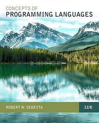 image of Concepts of Programming Languages (12th Edition)