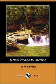 image of A New Voyage to Carolina (Dodo Press)