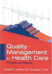 Quality Management in Health Care: Principles and Methods