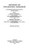 Methods of Psychiatric Research: An Introduction for Clinical Psychiatrists
