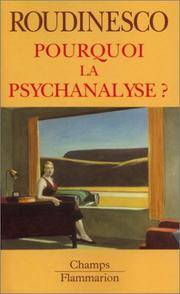 cover of Pourquoi la psychanalyse ?