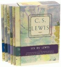 cover of Six by Lewis: The Abolition of Man, the Great Divorce, Mere Christianity, Miracles, the Problem of Pain, the Screwtape Letters