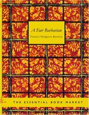 cover of A Fair Barbarian