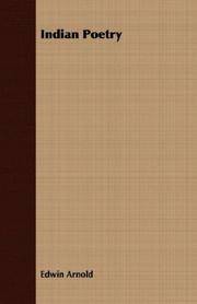 cover of Indian Poetry