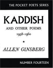 image of KADDISH AND OTHER POEMS 1958-1960