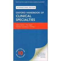 OHB CLINICAL SPECIALITIES 10E XE P