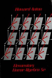 Elementary linear algebra with applications