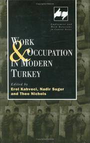 Work and Occupation in Modern Turkey (Routledge Studies in Employment and Work Relations in Context)