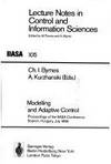 Modelling and Adaptive Control: Proceedings of the Iiasa Conference (Lecture Notes in Control and Iinformation Sciences)