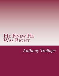 cover of He Knew He Was Right