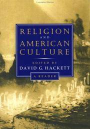 Religion and American Culture: A Reader by DAVID HACKETT (Editor) - Paperback - 1 - 1995-12-23 - from Ergodebooks (SKU: DADAX0415912199)