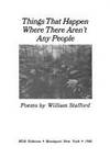 Things That Happen Where There Aren't Any People by William Stafford - Signed First Edition - 1980 - from Abacus Bookshop (SKU: BOOKS059582I)