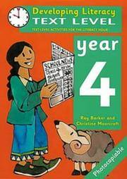 Developing Literacy: Text Level: Year 4 : Text Level Activities for the Literacy Hour