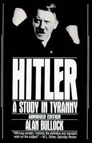 cover of Hitler: A Study in Tyranny