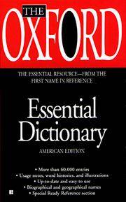 The Oxford Essential Dictionary