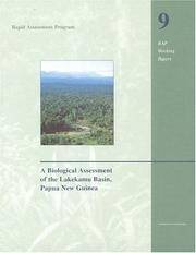 A Biological Assessment of the Lakekamu Basin, Papua New Guinea (Rapid Assessment Program)