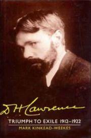 D. H. Lawrence: Triumph to Exile 1912