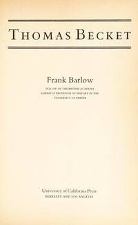 Thomas Becket by Barlow, Frank