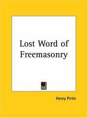image of Lost Word of Freemasonry